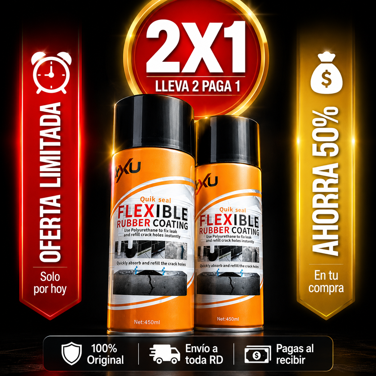 2x1 Spray Sellador 450ML