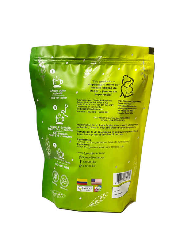 TÉ DE GUANABÁNA x 60 (INFUSIONES) | Salud y bienestar