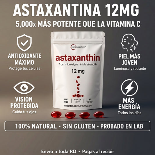 Astaxatina Microingredients | 120 días de tratamiento