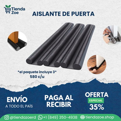 Aislante sellador de puerta