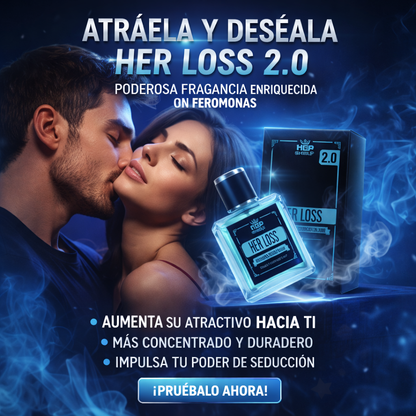 HER LOSS 2.0™ (Versión Mejorada) - Perfume Sobrecargado de Feromonas que Atrae a TODAS las Mujeres