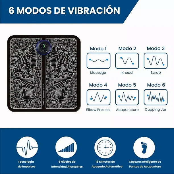 Masajeador Terapéutico Eléctrico para Pies