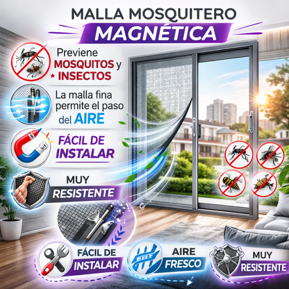 Screentastic Pro | Malla Mosquitero Magnética 150x180cm