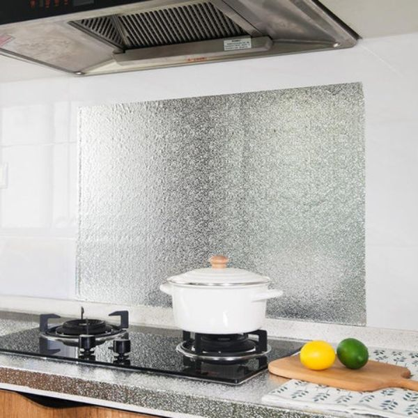 OFERTA 3X1 PAPEL ALUMINIO ADHESIVO DE COCINA 60CMX3M