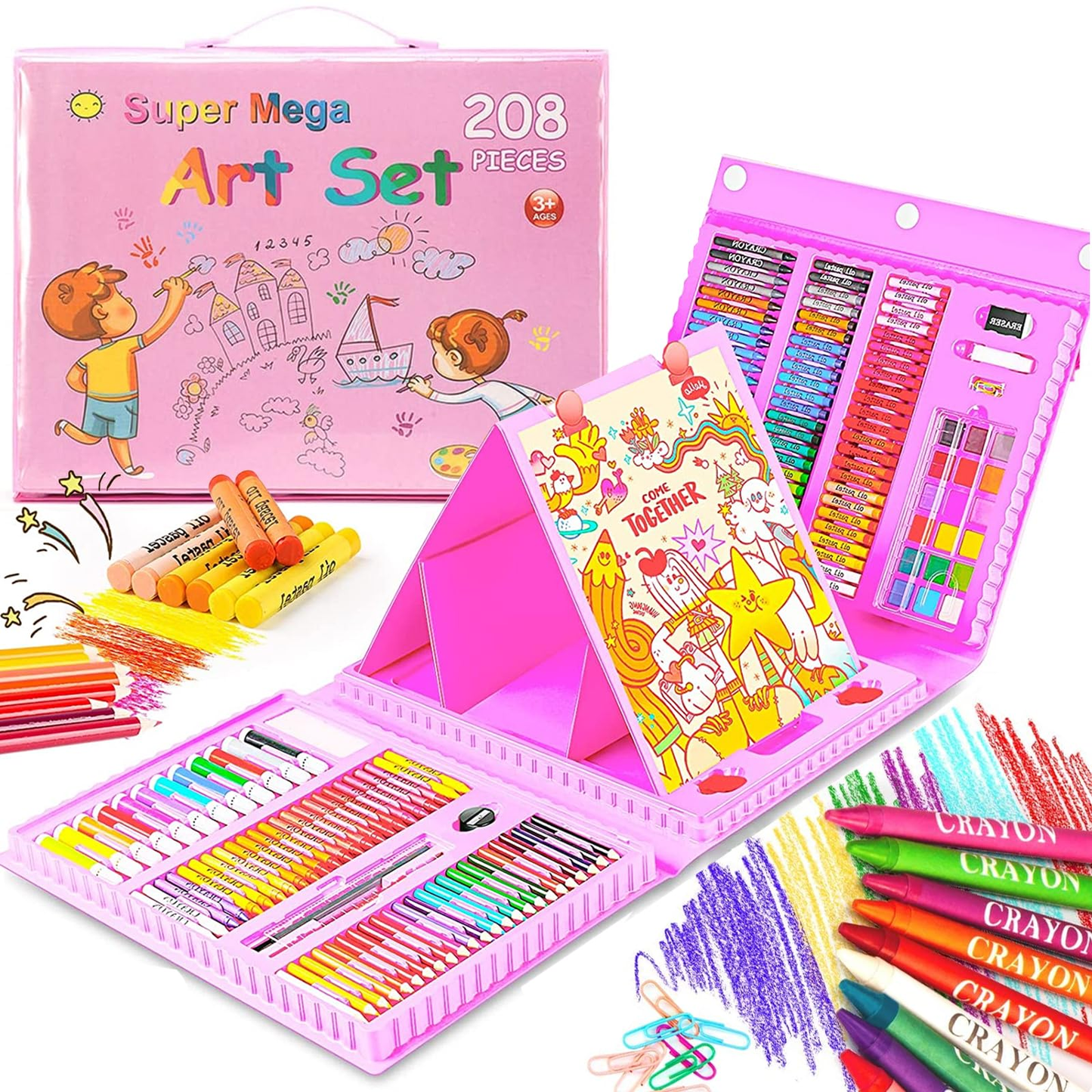 Kit de Arte Infantil 208 Piezas