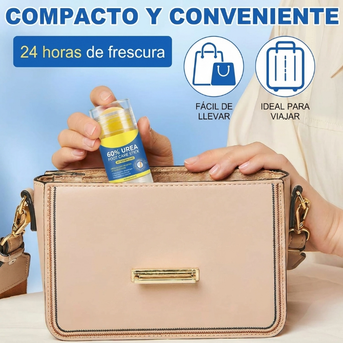 COMBO BARRA HIDRATANTE 60% UREA Y ÁCIDO SALICÍLICO + PAR DE MEDIAS DE SILICONA
