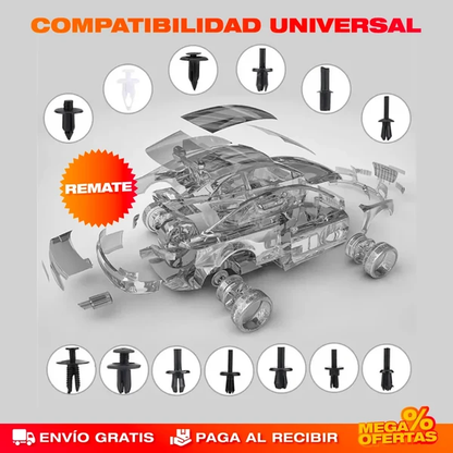 Set 645 Clips + 45 piezas para Reparación