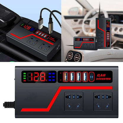 Estación de Carga 8 en 1 | Inversor para auto 200W