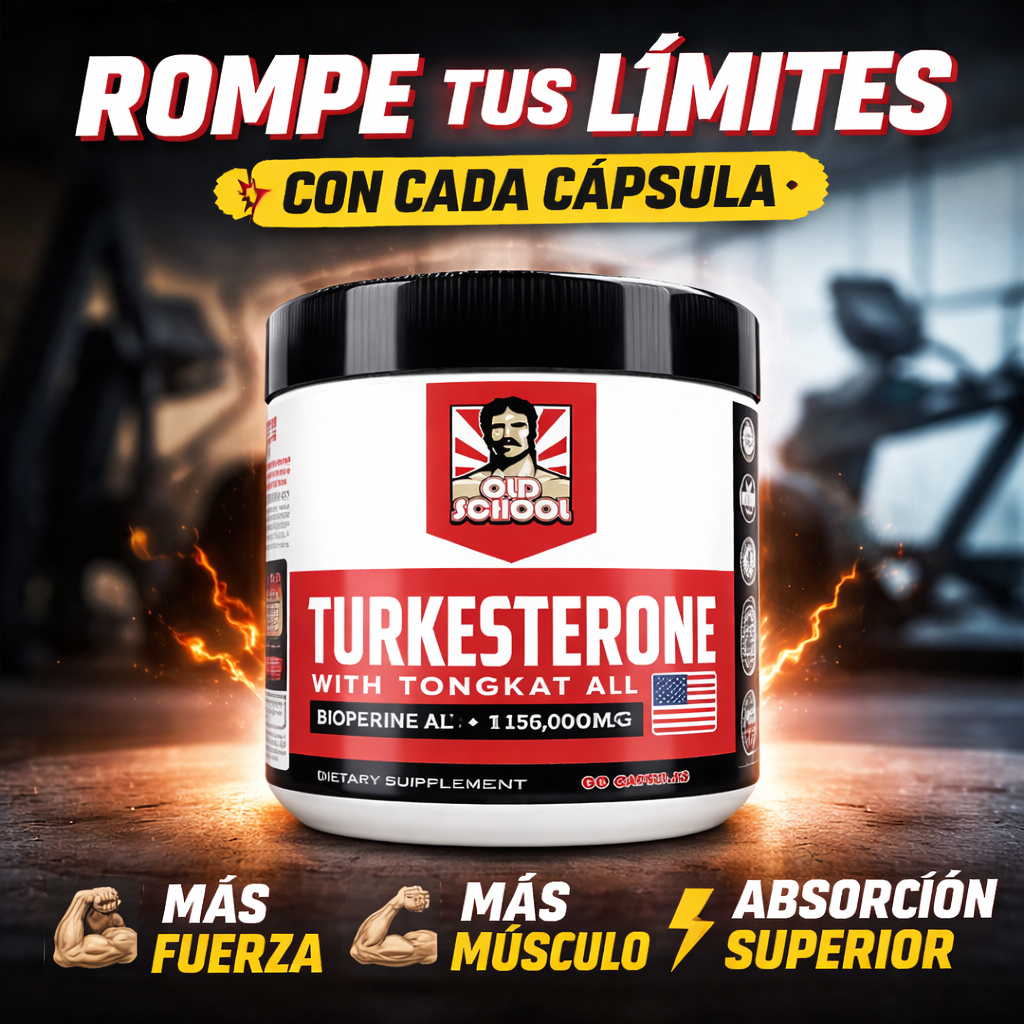 TURKESTERONE CON TONGKAT ALI (120 CÁPSULAS) + REGALO SORPRESA