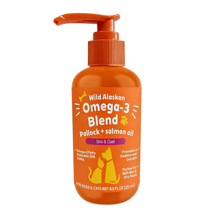Aceite de Salmón + Omega-3 EPA y DHA que favorecen la salud de la piel y el pelaje | 251ML