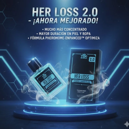 HER LOSS 2.0™ (Versión Mejorada) - Perfume Sobrecargado de Feromonas que Atrae a TODAS las Mujeres