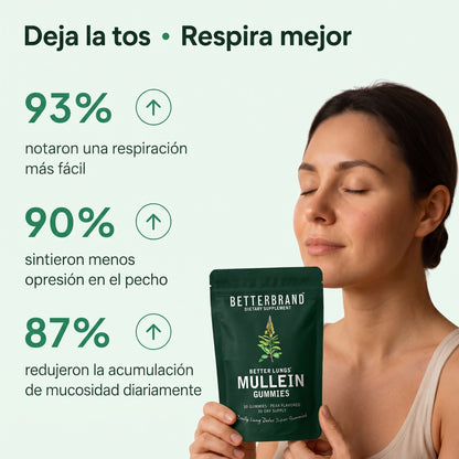 GOMITAS DE GORDOLOBO (MULLIEN) | RESPIRACIÓN ÓPTIMA